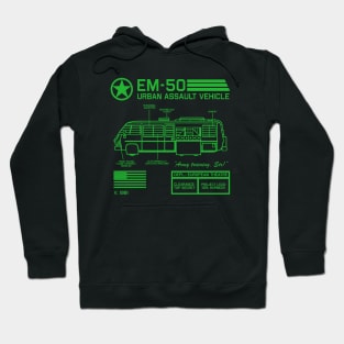 EM-50 Urban Assault Vehicle Specs Hoodie